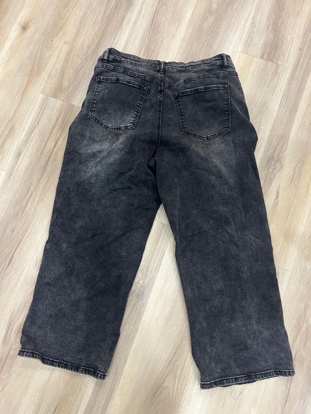Tribal women’s 12 black/grey wash stretch wide leg